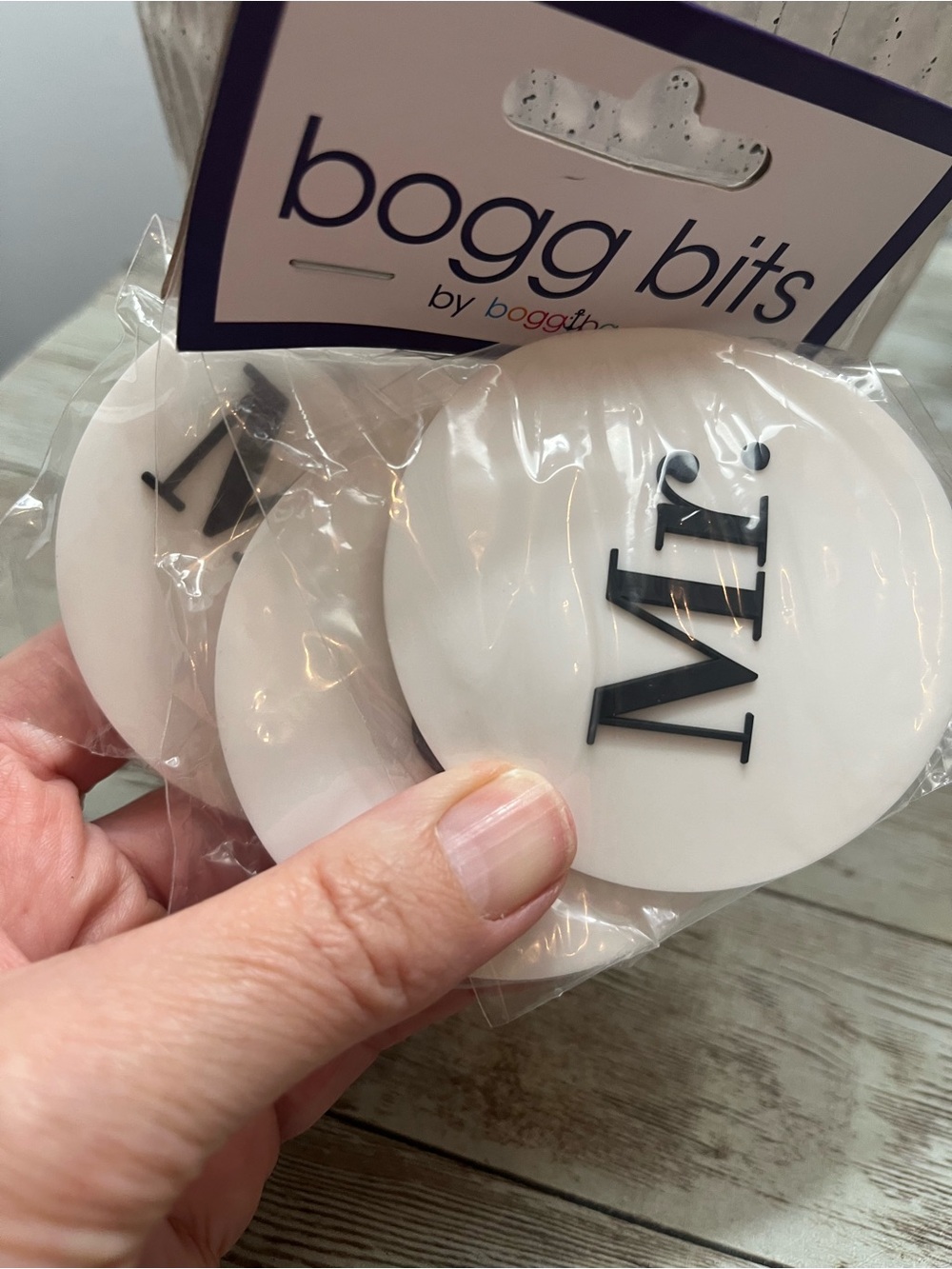 Bogg bits "Mr & Mrs" bag charms